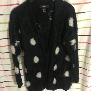 Forever 21 fluffy cardigan